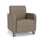 Lesro Siena Lounge Reception Guest Chair w/ Front Casters, 27 in W 29.5 in L 32.5 in H SN1101 - alternate 1